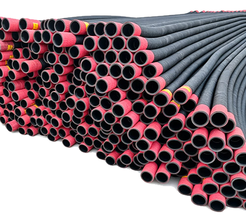 Rubber hose and PVC flat hose