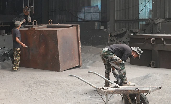 Casting workshop for pump application parts