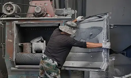 Pump assembly work for mining equipment